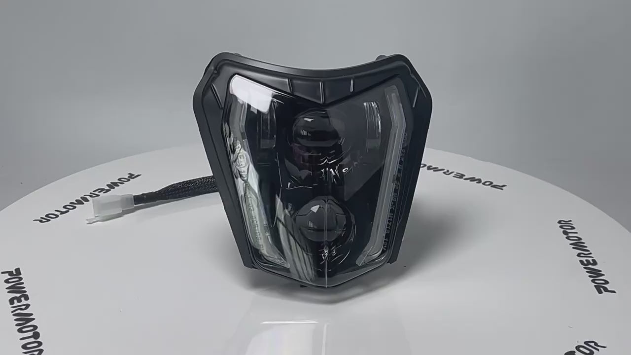 Phare LED moto ECE pour KTM 690 SMC / R SW2 | Homologuée ECE