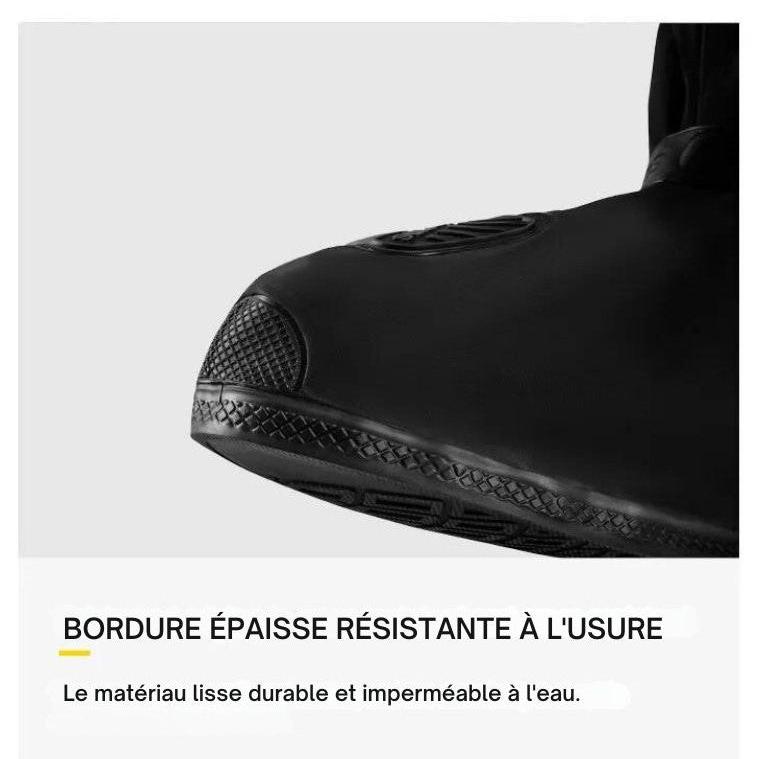 Surbotte pluie moto - RainMaster™ Noir - LE PRATIQUE DU MOTARD