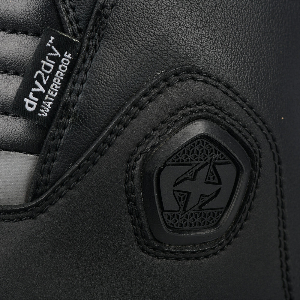 Bottes Moto Femme Oxford Tracker 2.0 — Imperméables CE, Noir