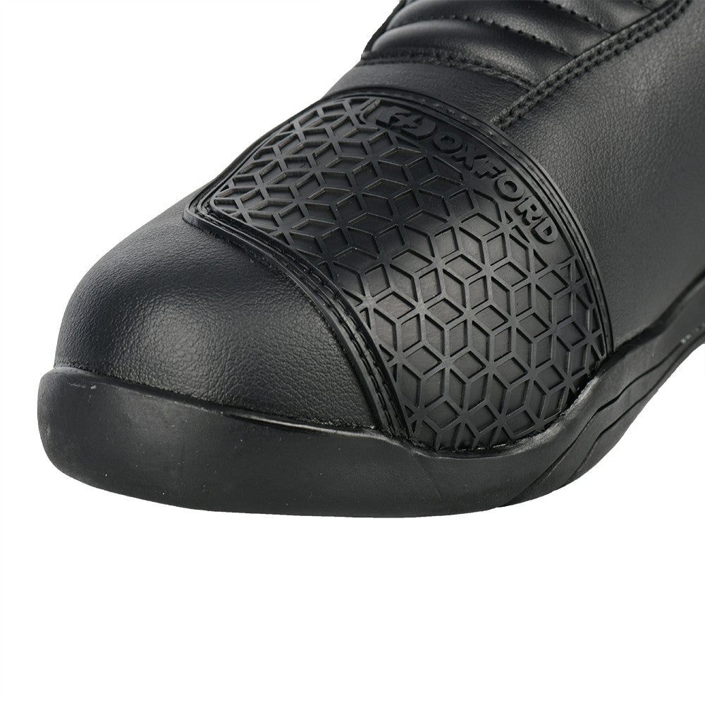 Bottes Moto Femme Oxford Tracker 2.0 — Imperméables CE, Noir