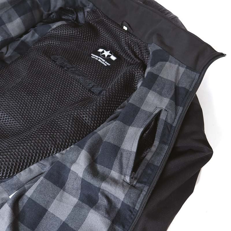 Veste Moto Softshell Homme Harisson Stewart Noir CE - LE PRATIQUE DU MOTARD