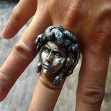 Bague motard - Femme serpent - LE PRATIQUE DU MOTARD
