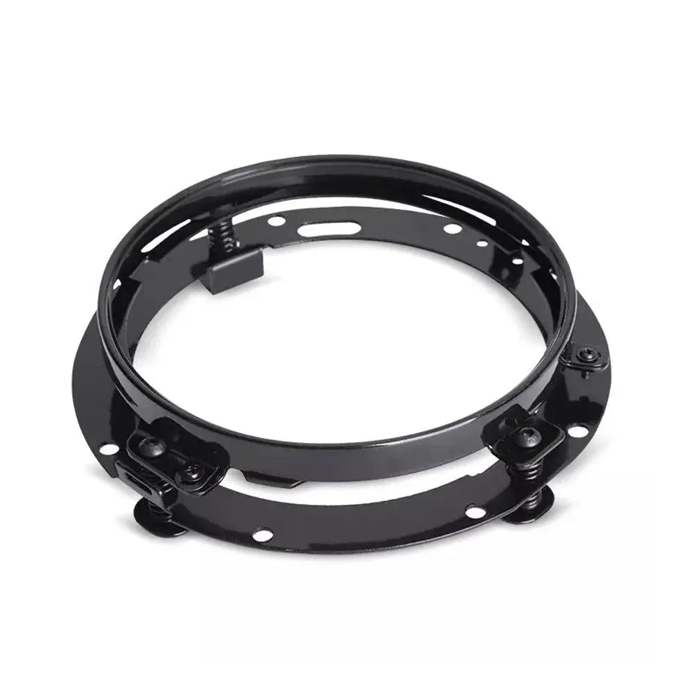 Anneau de fixation pour phare  7" compatible avec Harley  - Noir Le Pratique du Motard
