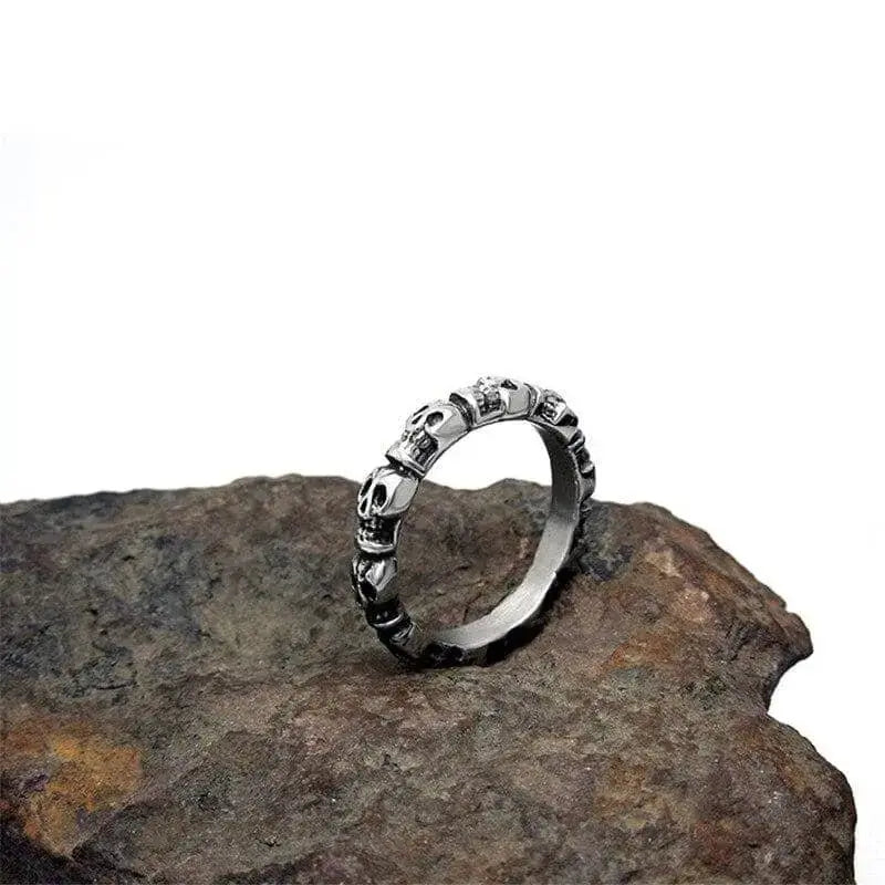 Bague motard pierre noire - Le Pratique du Motard