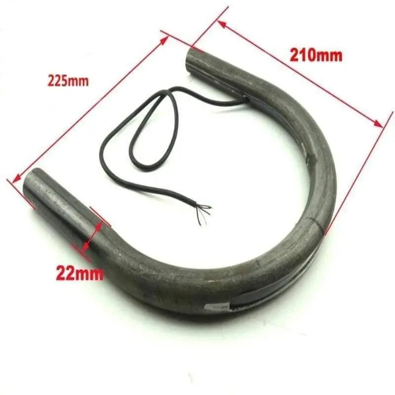 Boucle arriere cafe racer 225mm + éclairage LED Le Pratique du Motard