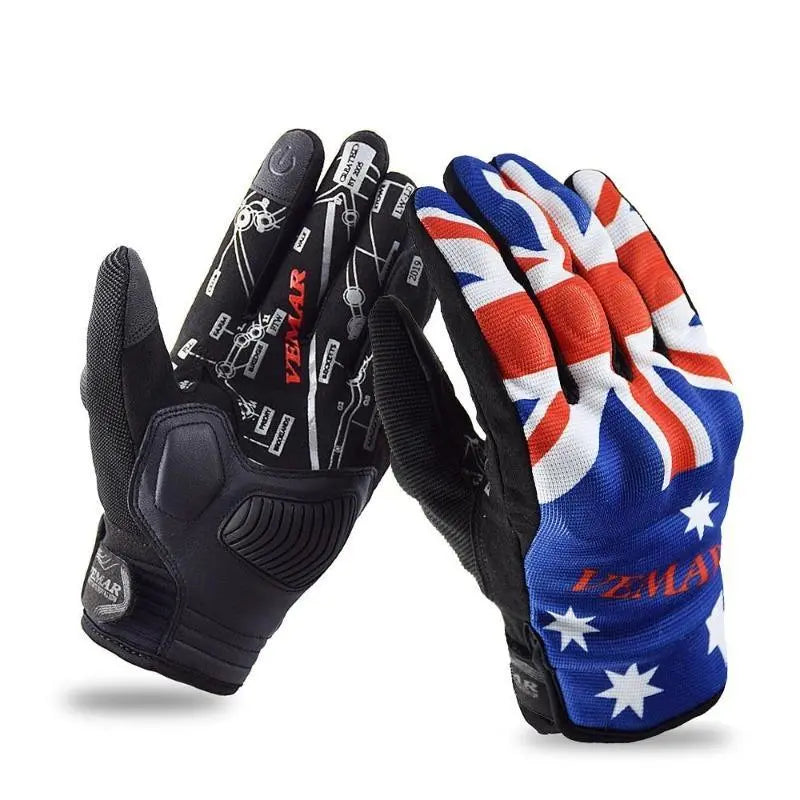 Gants de moto été  | SkullGrind rouge Le Pratique du Motard