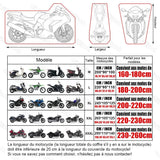 Housse de Protection Moto- Bleu Le Pratique du Motard