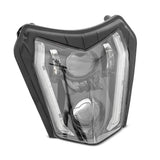 Phare LED moto et plaque Enduro Offroad Universel Le Pratique du Motard