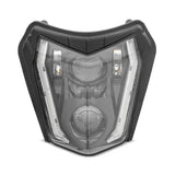 Phare LED moto et plaque Enduro Offroad Universel Le Pratique du Motard