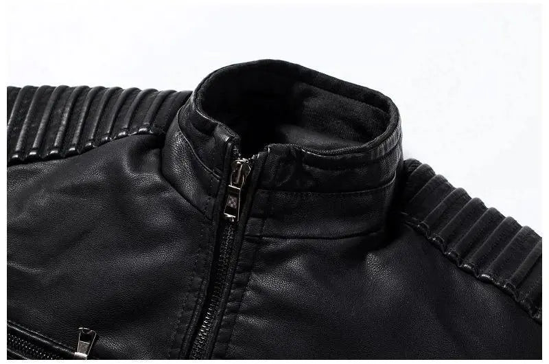 Veste cuir  vintage - Noir Le Pratique du Motard